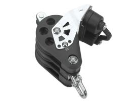 Barton Polea Triple Giratoria con Arraigo y Mordaza de Rodamiento N