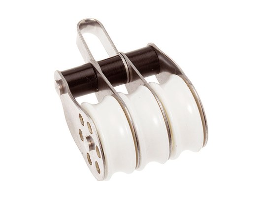 Barton Polea Triple Inox con Anilla