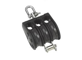 Barton Triple Reverse Shackle with Becket Block Ball Bearing Sheave N