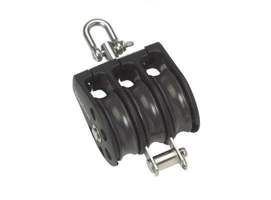 Barton Polea Triple Reversible con Arraigo de Rodamiento N