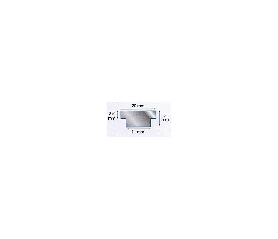 Barton Polea Vertical Orientable para Carril T 20 mm