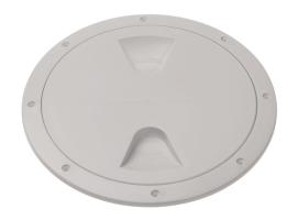 Barton White Screw Inspection Cover Round