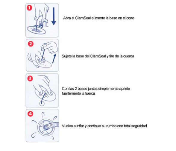 Barton Reparador Rapido de Pinchazos ClamSeal