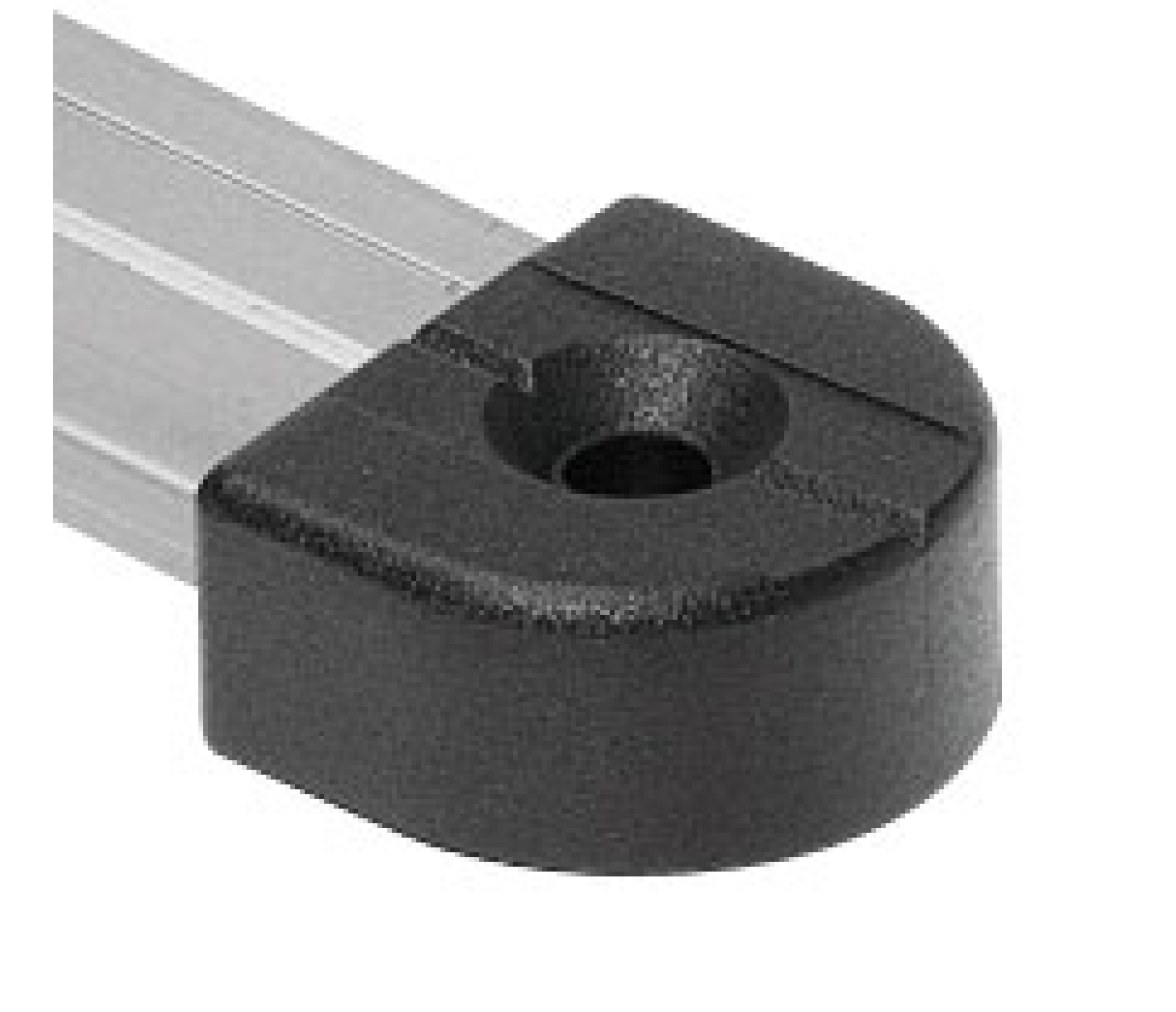 Barton Tope de Plastico para Carril en T 20 mm