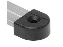 Barton Tope de Plastico para Carril en T 20 mm