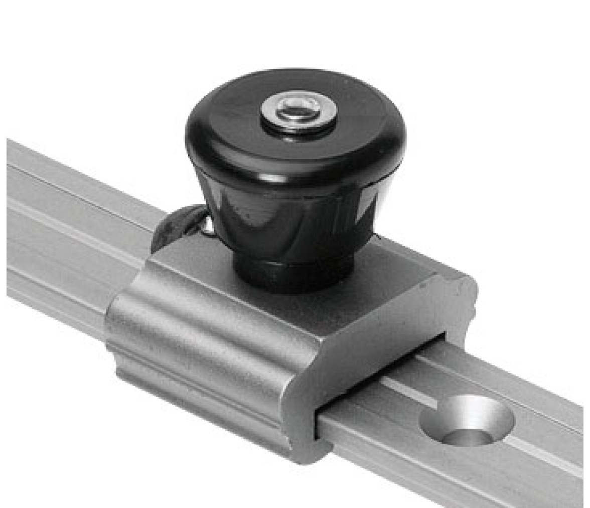 Barton Tope de Rail para Carril en T 32 mm