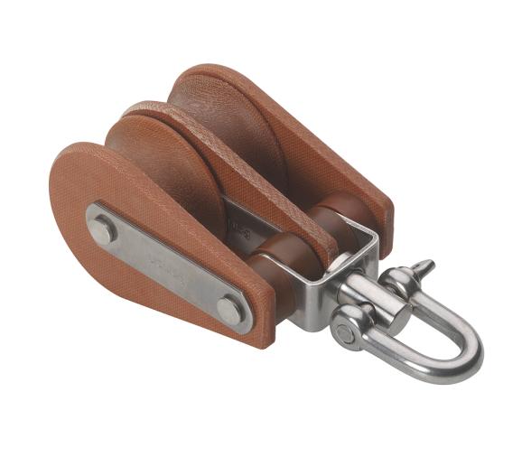 Barton Tufnol Doble Polea con Grillete Giratorio