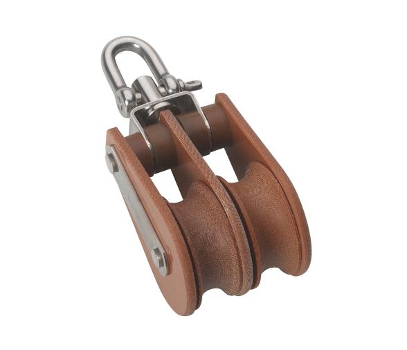 Barton Tufnol Doble Polea con Grillete Giratorio