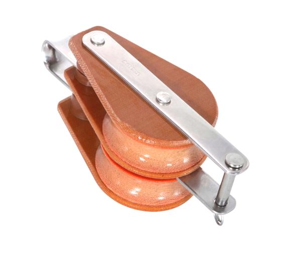 Barton Tufnol Polea Doble con Anilla y Arraigo