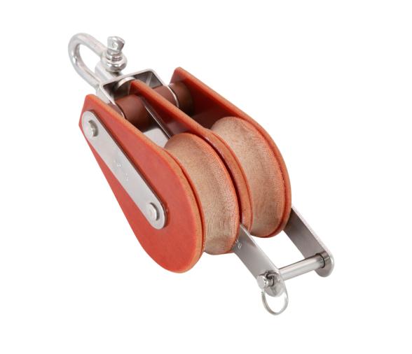 Barton Tufnol Polea Doble con Grillete Giratorio y Arraigo