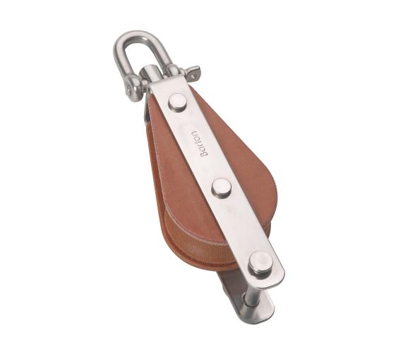 Barton Tufnol Polea Simple con Grillete Giratorio y Arraigo