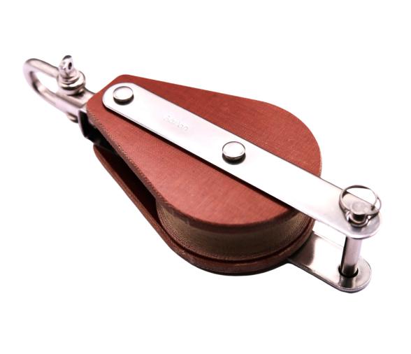 Barton Tufnol Polea Simple con Grillete Giratorio y Arraigo