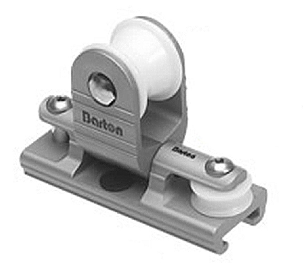 Barton Carro Escotero con Polea para Carril T de 20mm