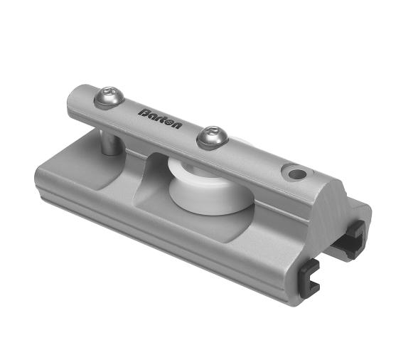 Barton Carro Escotero Polea de Reenvio con Arraigo Carril T 32 mm