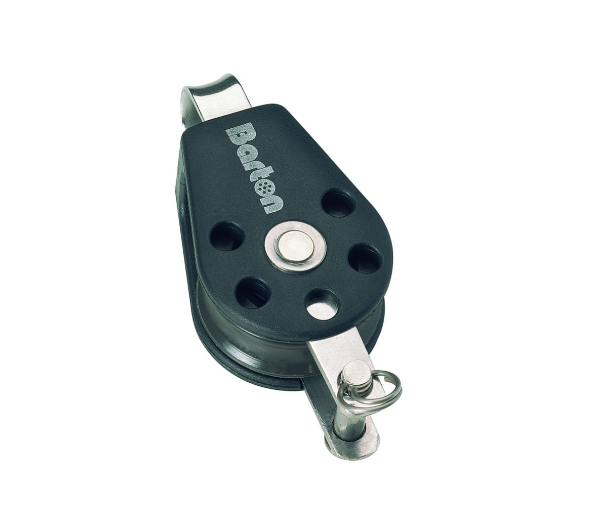 Barton Polea Simple Fija con Arraigo de Rodamientos N
