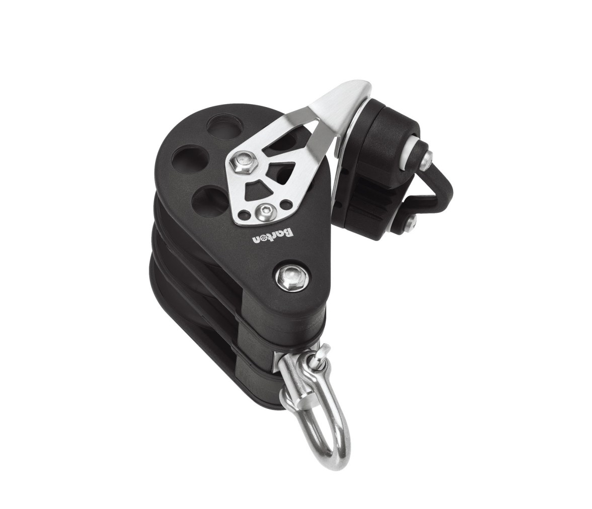 Barton Polea Triple Giratoria con Mordaza Cruiser de Rodamiento N