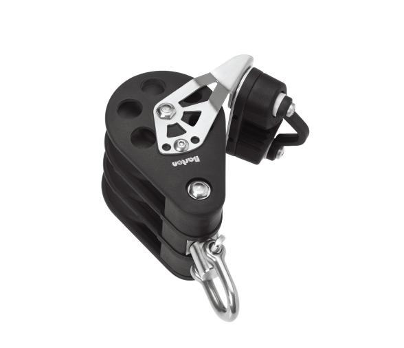 Barton Polea Triple Giratoria con Mordaza Cruiser de Rodamiento N