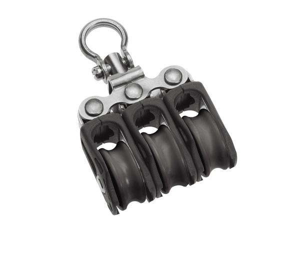 Barton Polea Triple Standard Giratoria de Rodamientos N