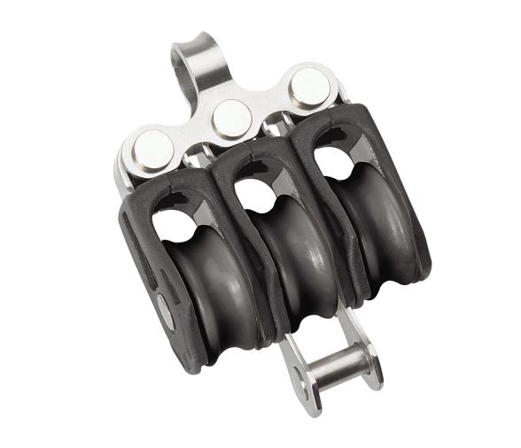 Barton Polea Triple Standard Ojo Fijo con Arraigo de Rodamientos N