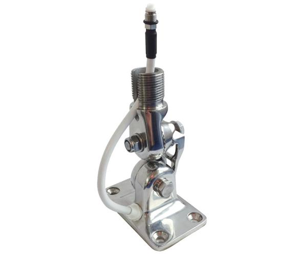 Base articulada para antena acero inox glomeasy