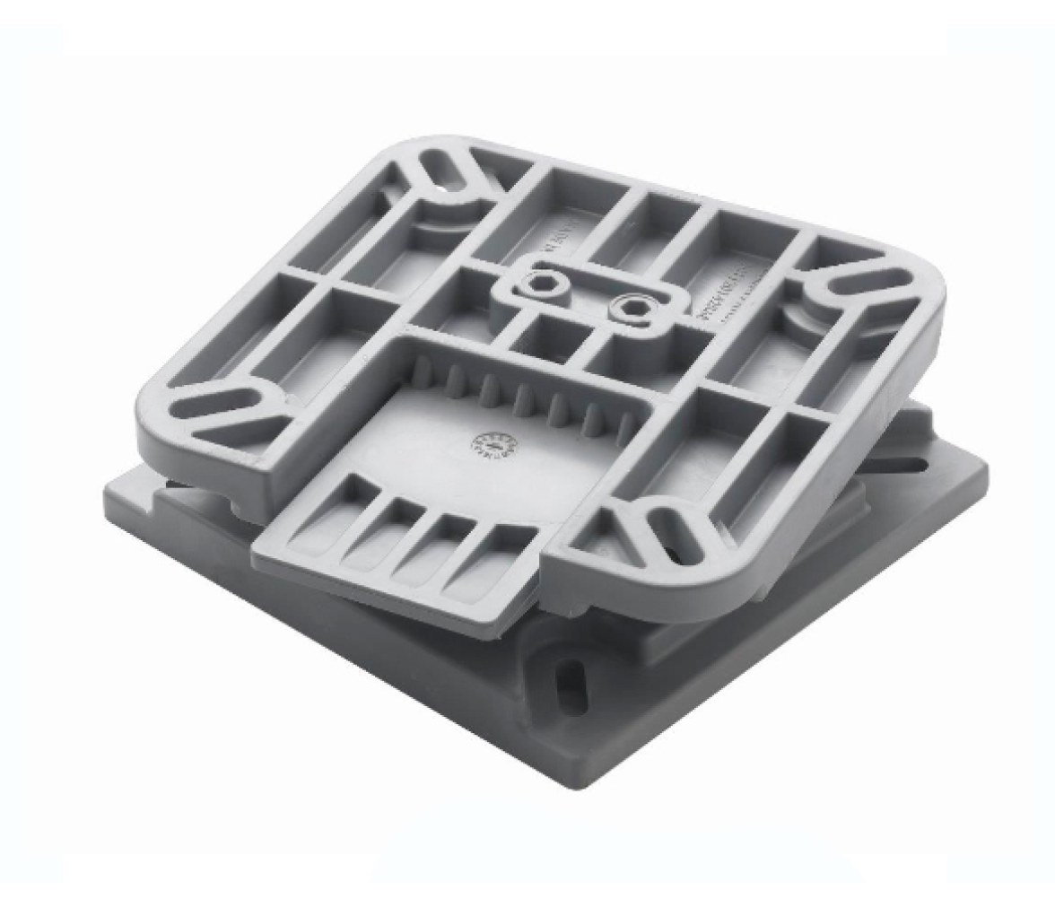 Vetus Base Asiento Giratoria, Desmontable, Altura 5,5 cm