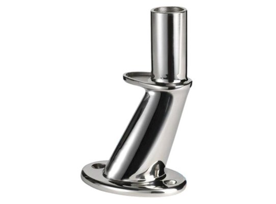 Glomex Antenna Base AISI316 Polished 126 mm
