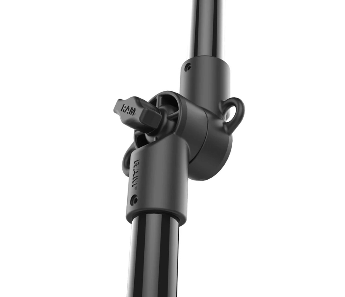 Base de tubo de kayak de 24" con soporte para teléfono X-Grip grande de RAM Pres