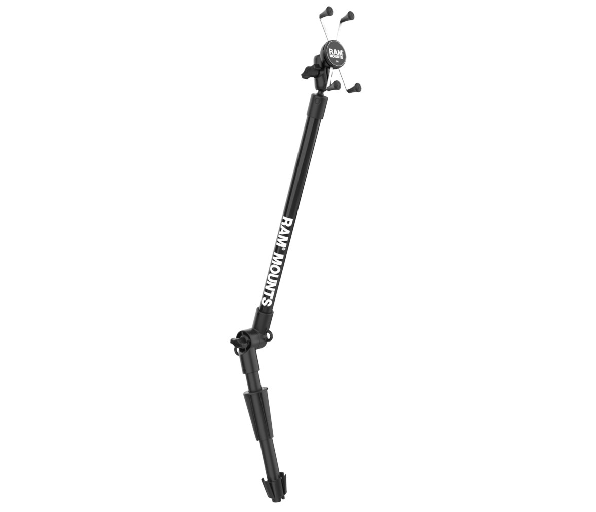 Base de tubo de kayak de 24" con soporte para teléfono X-Grip grande de RAM Pres