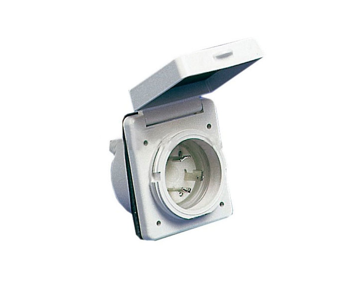 Base Electrica con Tapa ABS
