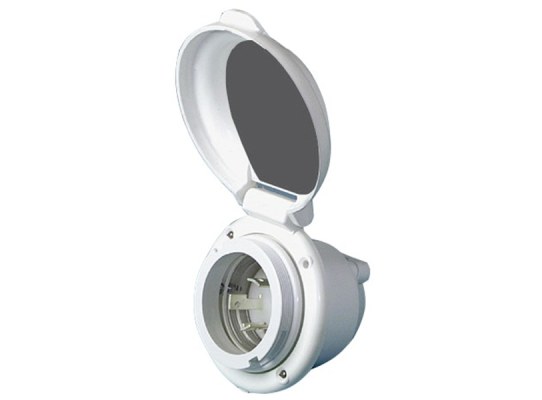 Base Electrica con Tapa Blanca