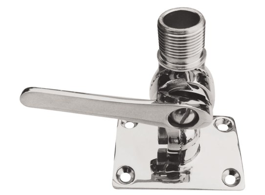 BASE PARA ANTENA ACERO INOXIDABLE