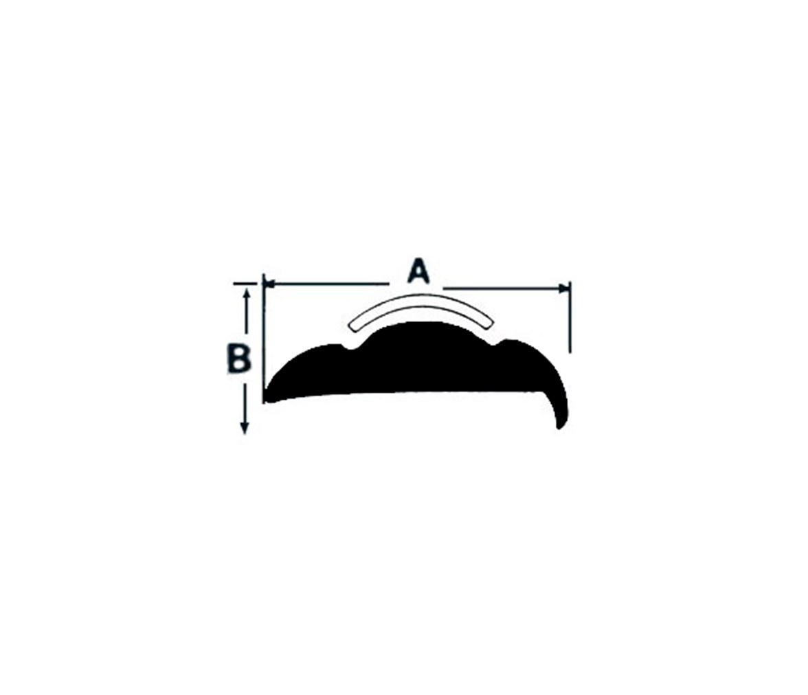 Base para Cinton Perfil PVC Blanco
