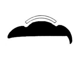 Base para Cinton Perfil PVC Blanco