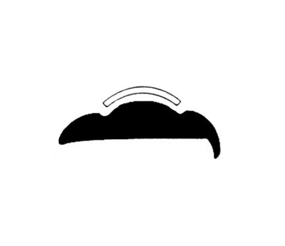 Base para Cinton Perfil PVC Blanco