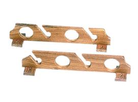 Base portacañas en teca