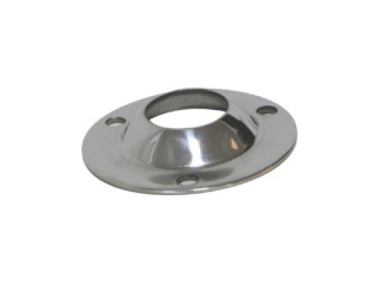 Base redonda 90°, Inox 316, ø25mm