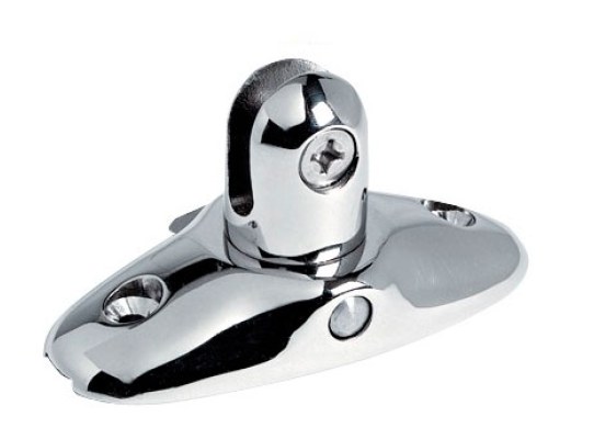 Base Soporte para Toldo Bimini Acero Inox 90x40 mm