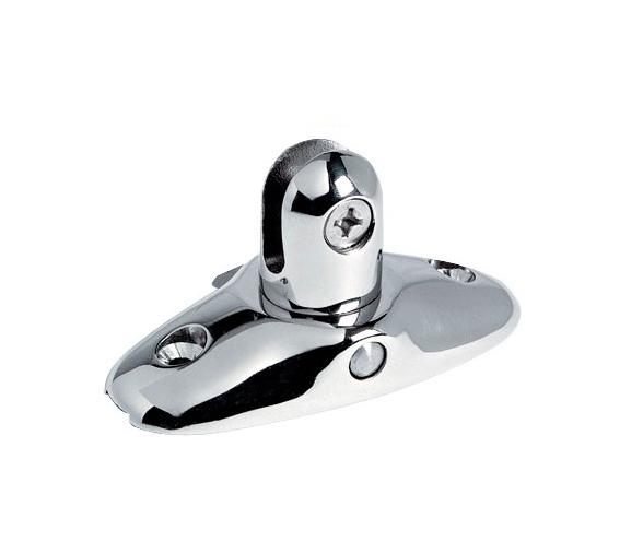 Base Soporte para Toldo Bimini Acero Inox 90x40 mm