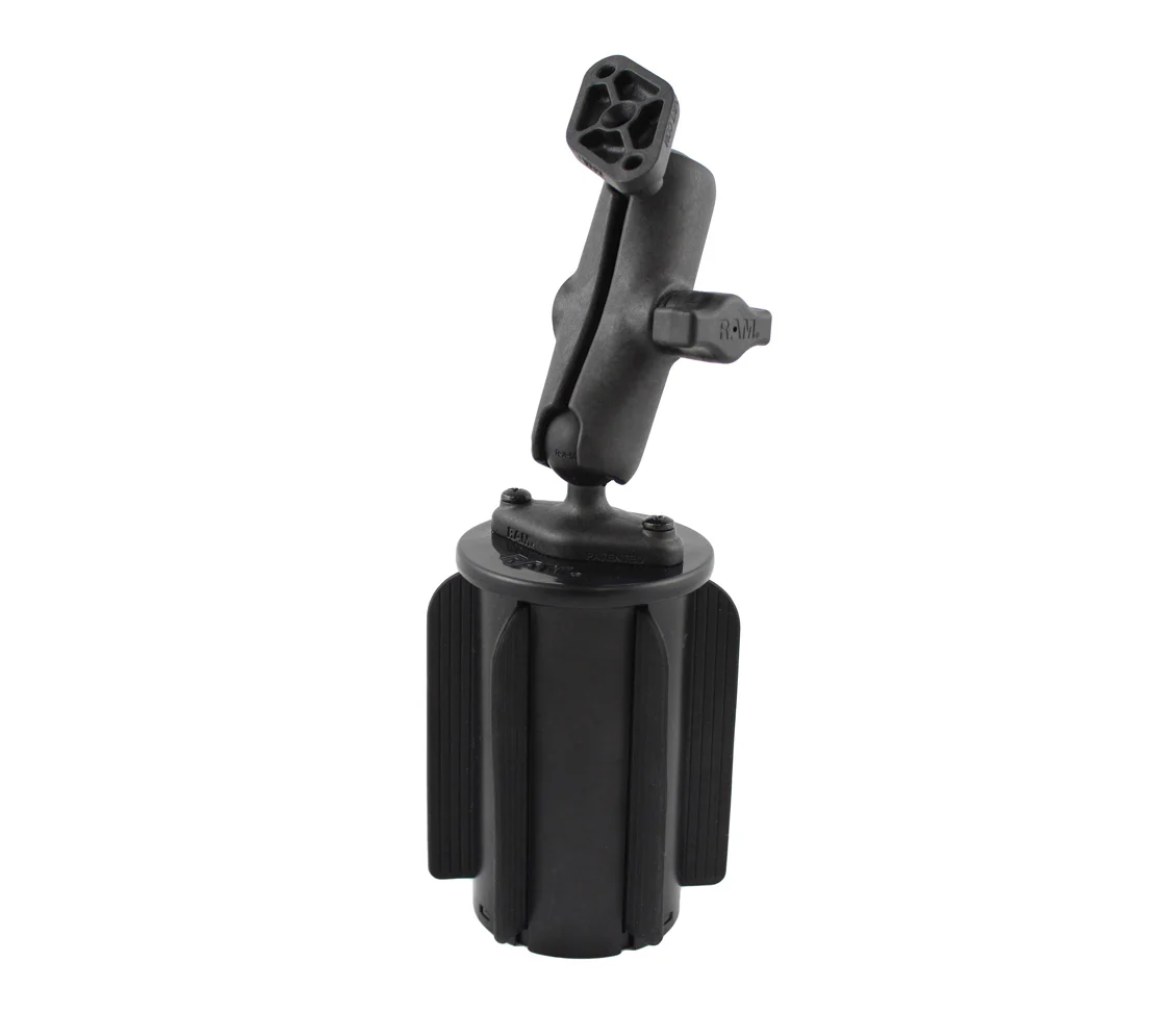 Base universal para portavasos RAM-A-CAN II con montaje de doble bola