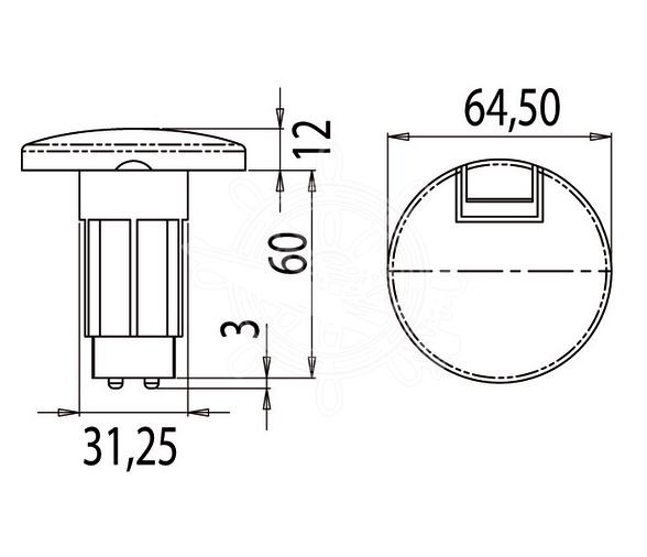 Base para lampara de mesa