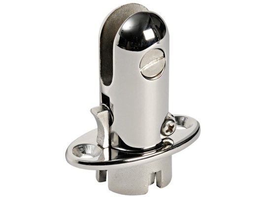 Base Soporte para Toldo Bimini Acero Inox 90x40 mm Empotrable