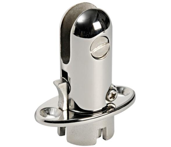 Base Soporte para Toldo Bimini Acero Inox 90x40 mm Empotrable