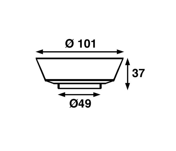 Batsystem COMET,  Luz LED Superficie Blanco