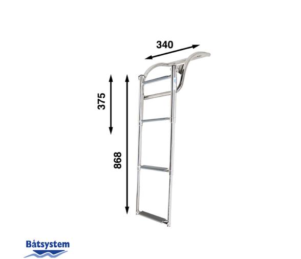 Batsystem Escalera para Embarcación Neumática Semirrigida