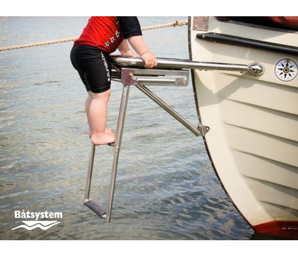 Batsystem Escalera Escamoteable para Plataforma 2 Peldaños