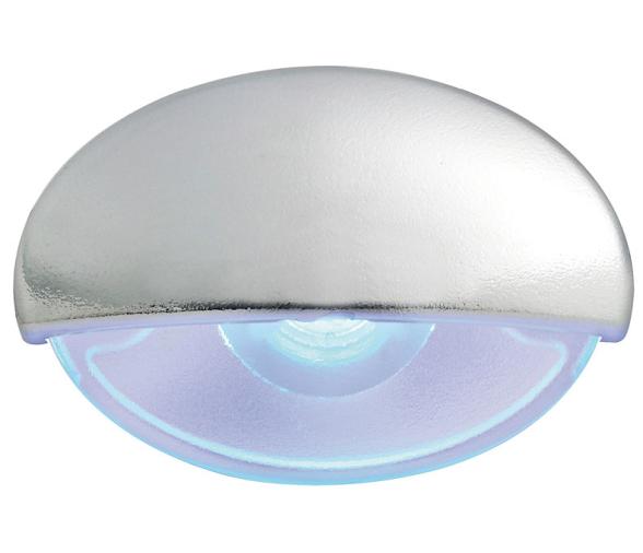 Batsystem Luz LED de Cortesia Carcasa Cromada