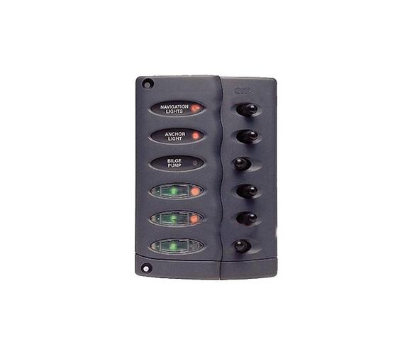 Bep Panel de Interruptores Spray Proof ( 6 interruptores )