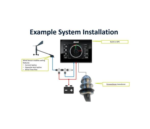 B&G Vulcan 9 FS con Sonda (Sin Transductor)