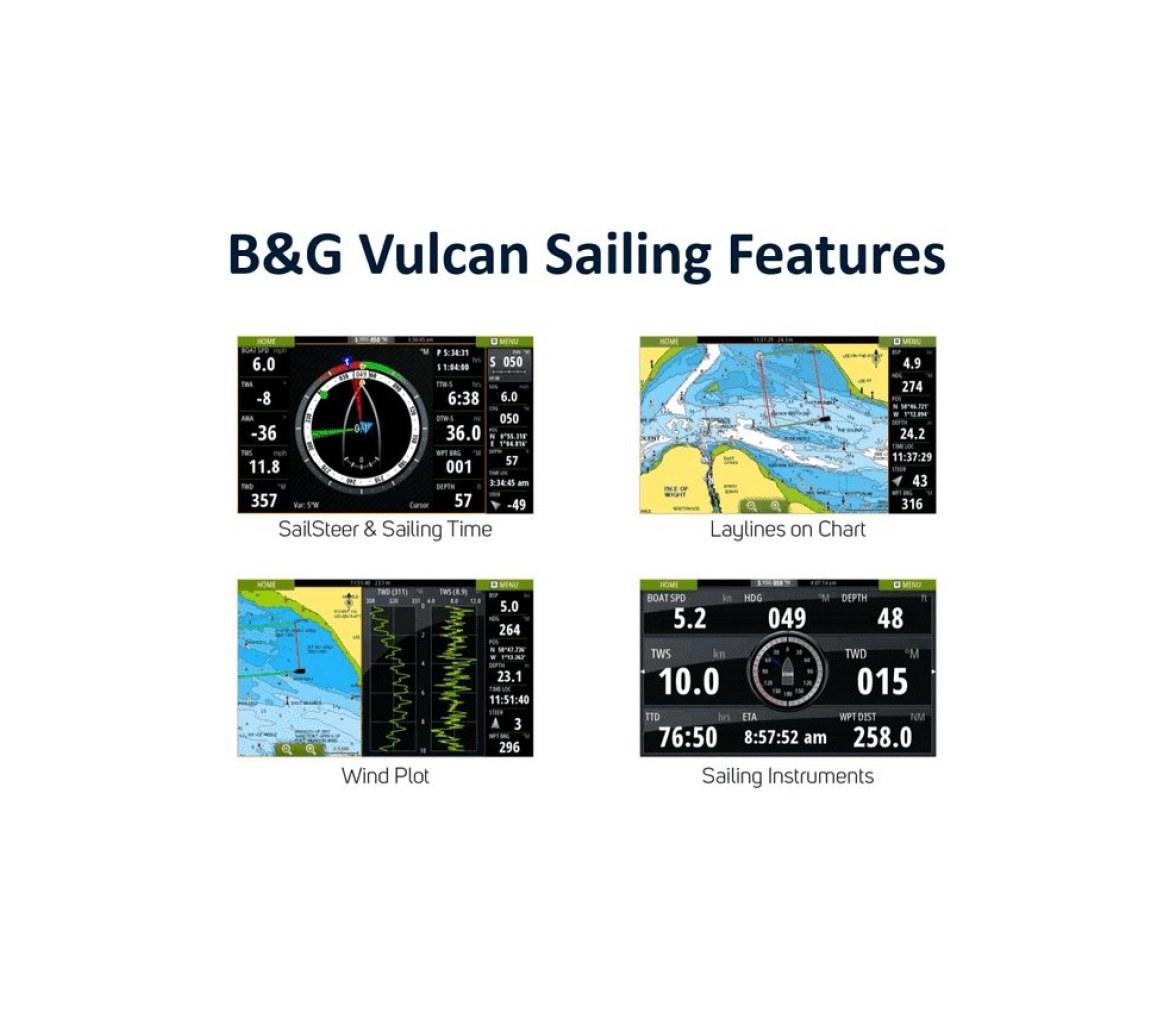 B&G Vulcan 9 FS con Sonda (Sin Transductor)