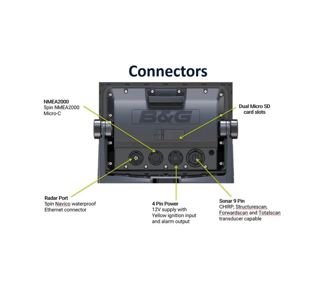B&G Vulcan 9 FS con Sonda (Sin Transductor)